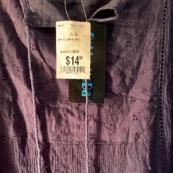 NWT, Bella Moda, Blue Knee Length Dress - Picture 4 of 5